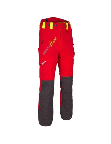 Breatheflex Pro Pantaloni da motosega Design A Class 1 - Rosso