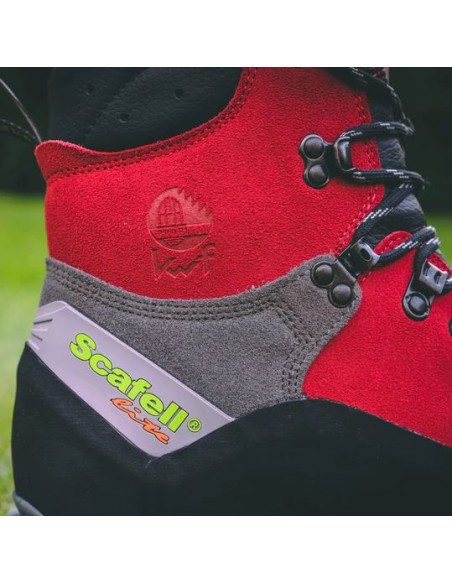 Scarpone per motosega Scafell Lite Rosso Class 2