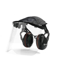 Cuffie protettive con visiera in Perspex o a Rete 2